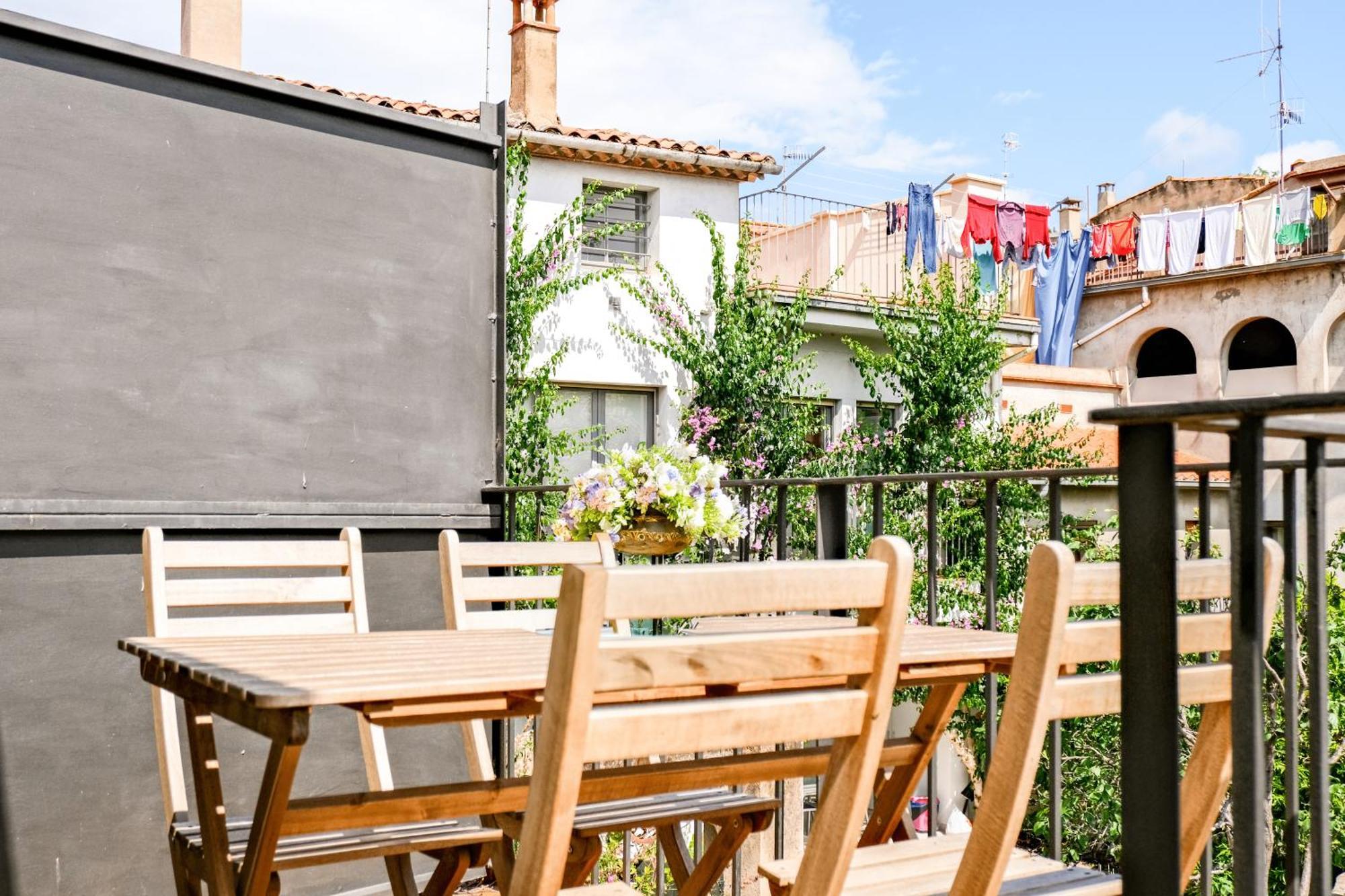 Ca Leudald 3 Apartamento En Besalu Con Terraza Dış mekan fotoğraf