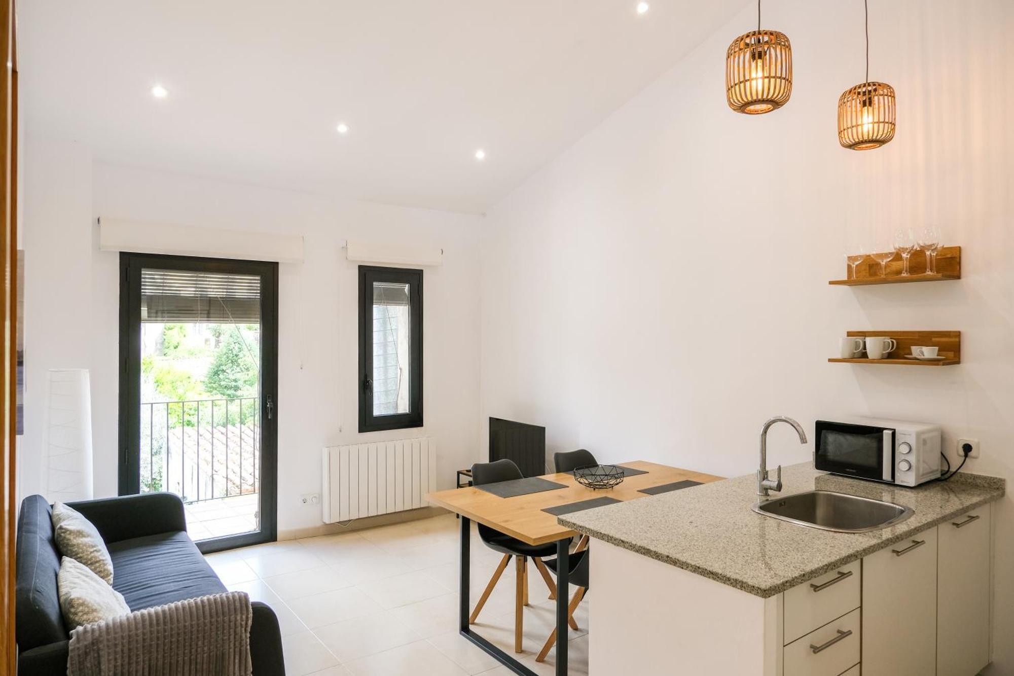 Ca Leudald 3 Apartamento En Besalu Con Terraza Dış mekan fotoğraf